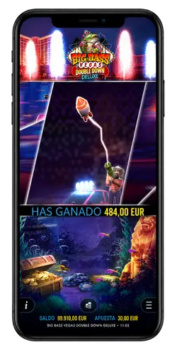 Bombardeando el campo de juego Big Bass Vegas Double Down Deluxe