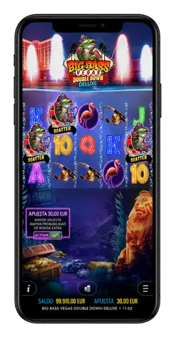 Tres símbolos de Piscis (Juego extra) Big Bass Vegas Double Down Deluxe